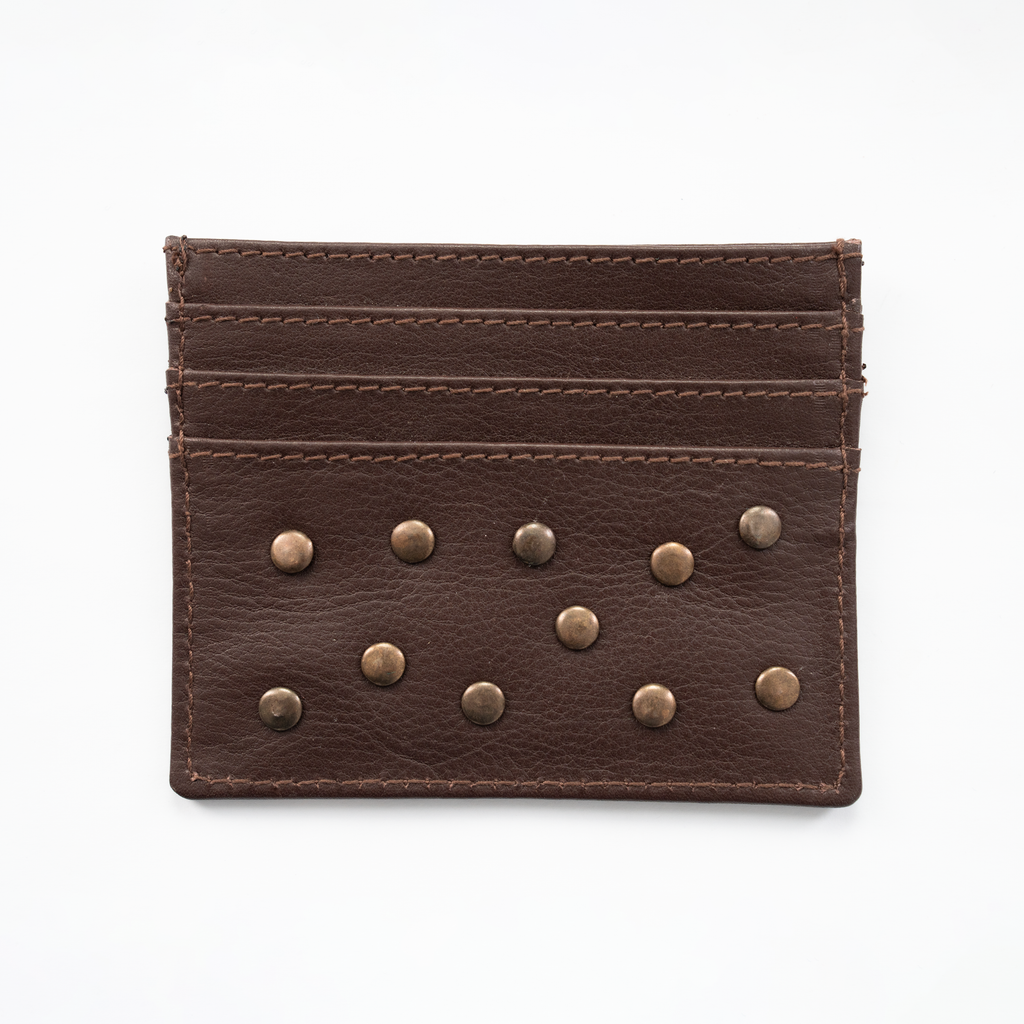 Duša cardholder with studs
