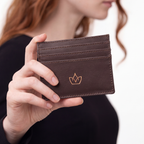 Duša cardholder with studs
