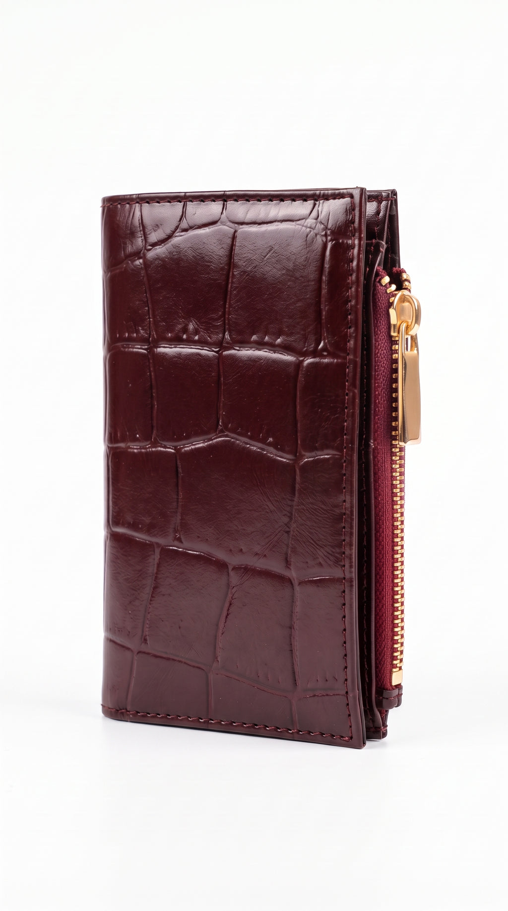 Duša Wallet-burgundy